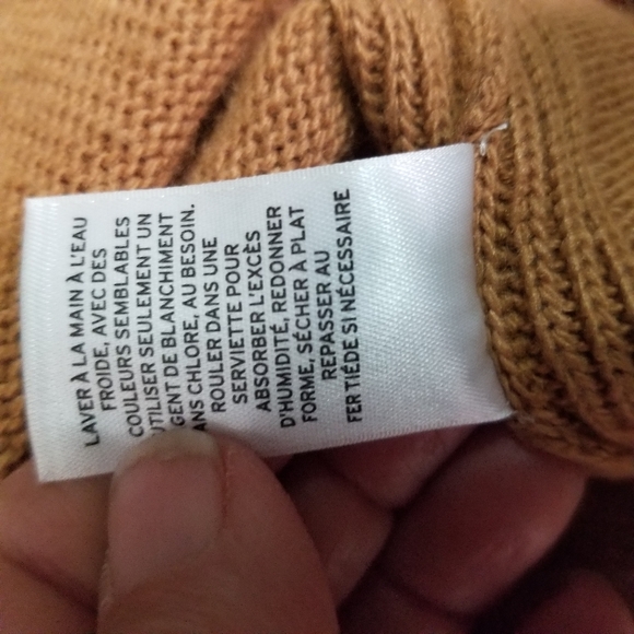 Halogen soft cozy crewneck  Tan sweater Size Medium - Picture 4 of 6
